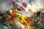 Enigmatic Oneiric Dreamy Abstract Large Scale Masterpiece