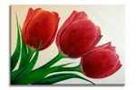 Red tulips – Original Painting on Canvas