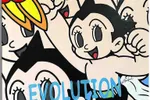 Astro Boy Evolution -  Original Painting on Canvas