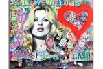 Kate Moss Muse 2 - Original Painting on Canvas