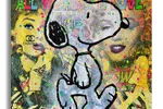 Beatles Snoopy -  Original Painting on Canvas