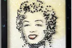 Marilyn butterfly – Unique 3D Painting/Wall Sculpture