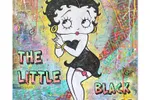 The Little Black Dress Betty Boop - Original Painting on Canvas