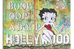 Betty Boop Hollywood - Original Painting on Canvas