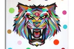 Tiger Brazil - Original Painting on Canvas