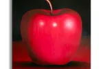 Red Apple 2 - Original Painting on Canvas