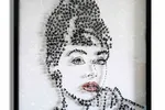 Audrey Dreams – Unique 3D Painting/Wall Sculpture