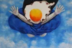 Egg Girl flying