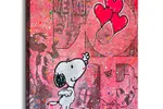 You make me Happy Snoopy - Original Painting on Canvas