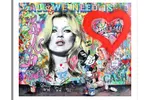 Kate Moss Muse 2 - Original Painting on Canvas