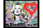 Kate Moss Muse 2 - Original Painting on Canvas