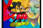 Symphony Mickey Marilyn - Original Painting on Canvas