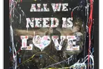 All we need is LOVE - Original Painting on Canvas