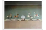 Happiest Carousel - Original Painting on Canvas