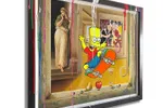 Bart escaping from the Conversation – Original Painting on Canvas