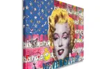 Marilyn Monroe Flag - Original Painting on Canvas