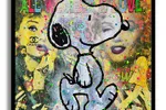 Beatles Snoopy -  Original Painting on Canvas