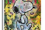 Beatles Snoopy -  Original Painting on Canvas