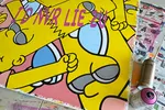 I'd never lie to you Bart - Original Painting on Canvas