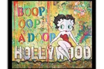 Betty Boop Hollywood - Original Painting on Canvas