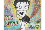 The Little Black Dress Betty Boop - Original Painting on Canvas