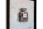 Chanel N5 Resolution - Original 3D Wall Painting/Sculpture