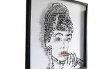 Audrey Dreams – Unique 3D Painting/Wall Sculpture