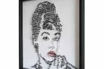 Audrey Dreams – Unique 3D Painting/Wall Sculpture