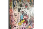 Mickey Hug-Paris - Original Painting on Canvas