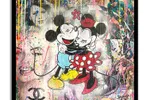 Mickey Hug-Paris - Original Painting on Canvas