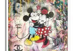 Mickey Hug-Paris - Original Painting on Canvas