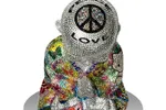 Enjoy Life Buddha - Original Swarovski Sculpture
