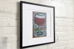 Limited Edt. Art Print – NO RED WINE NOW SHE’S GONE