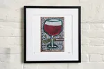 Limited Edt. Art Print – NO RED WINE NOW SHE’S GONE