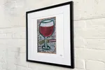 Limited Edt. Art Print – NO RED WINE NOW SHE’S GONE