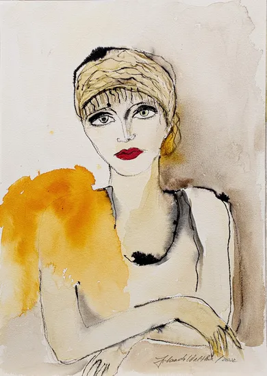 Portrait of a lady of the 20s