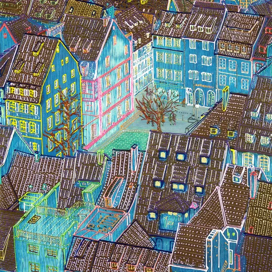 ARIA DURA PER LA FINZIONE DI UNO SCORCIO URBANO 370 (STRASBURGO)