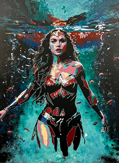 I'm the man that can - Portrait of Wonder Woman