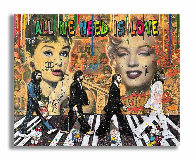 Marilyn Audrey Beatles – Original Painting on canvas