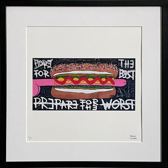 Limited Edt. Art Print – HOPE FOR THE BEST, PREPARE FOR THE WORST