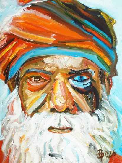 Portrait of an old man