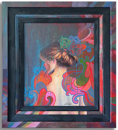 Lines of Thinking - Original Painting on Canvas