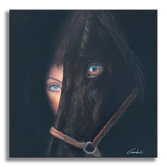 Sauvage Horse - Original Painting on Canvas