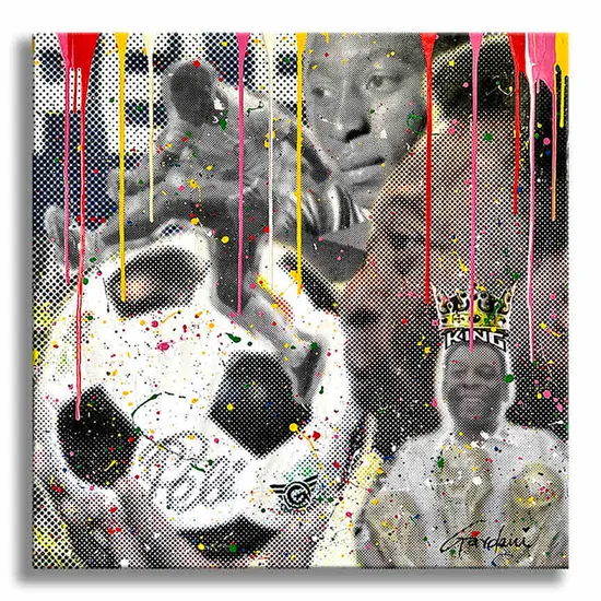 PELE the KING – Original Painting on canvas