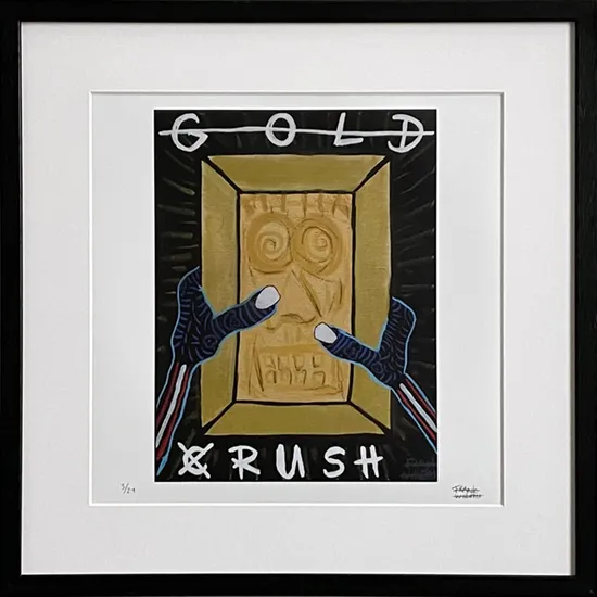 Limited Edt. Art Print – GOLD(C)RUSH