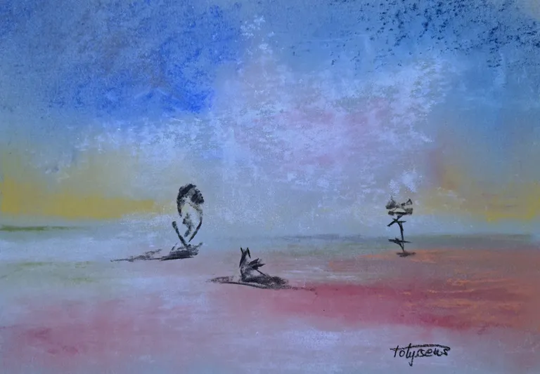 Splitterwesen in der Landschaft (Kat. Nr.: SWL 211)