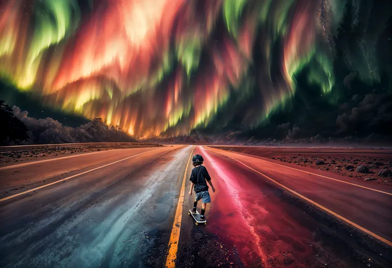 Riding into the Night