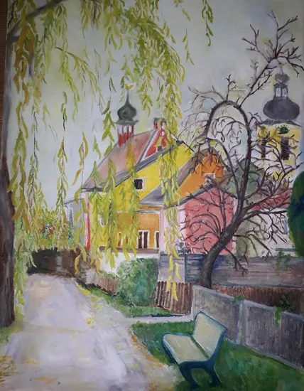 Trauerweide in Kallmünz