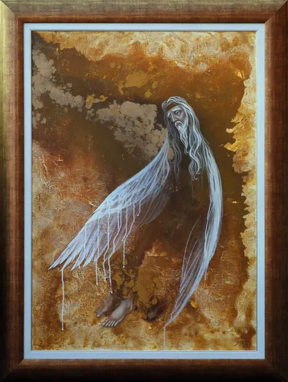 Tears of folded wings