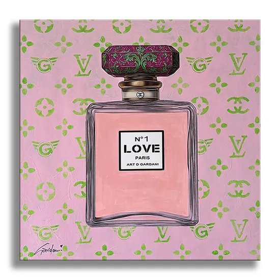 Nocturne Chanel - Original Painting on Canvas